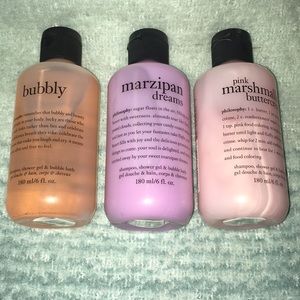 Philosophy - set of three 6 oz. bottles